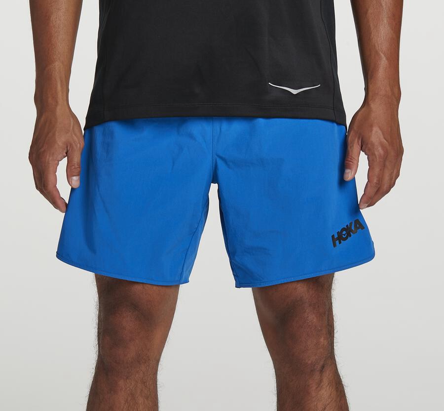 Shorts Mens - Hoka One One Performance - Blue - RFYXKOL-15